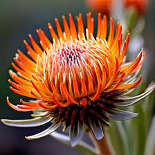Orange Protea flower seeds