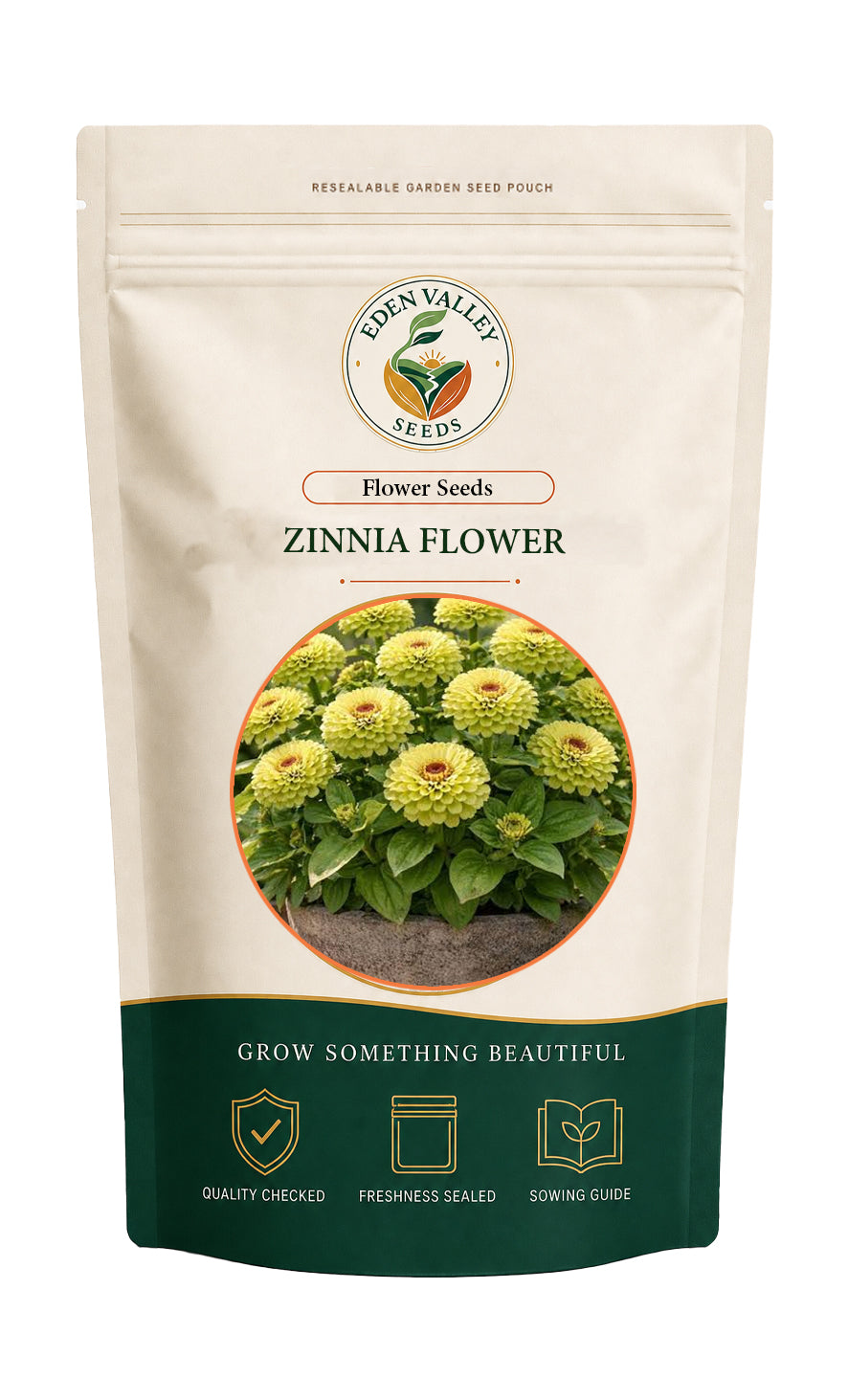 Light Green Zinnia Flower Seeds for planting