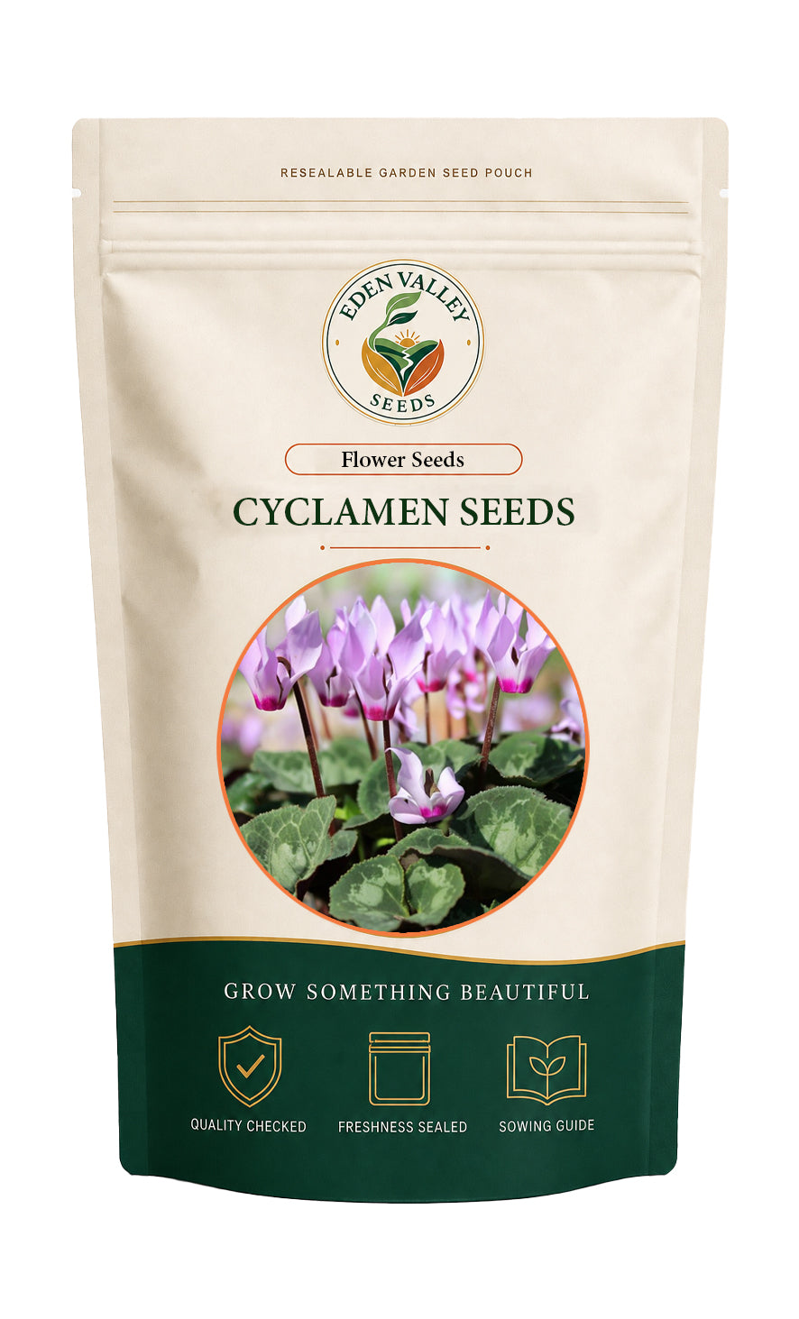 Light Pink Cyclamen Seeds for Planting with delicate pink flowers for home gardens