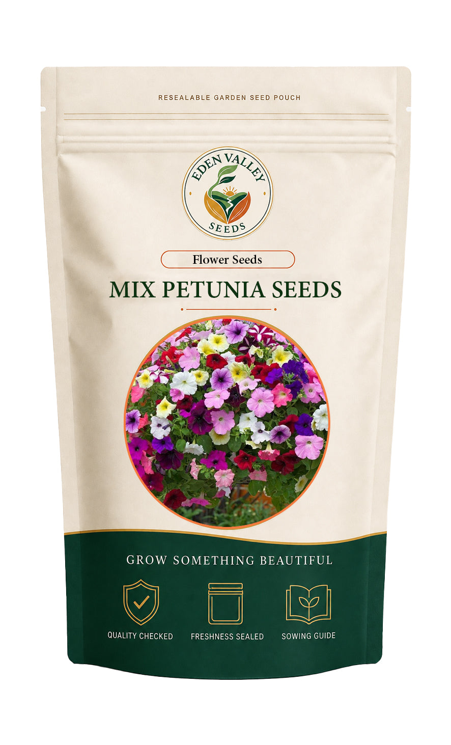 Mix Petunia Flower Seeds for Planting with colorful blooms for home gardens