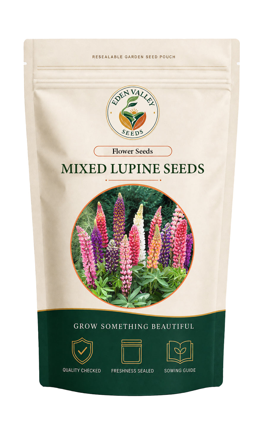 Mixed Lupine Flower Seeds for Planting with colorful blooms for home gardens
