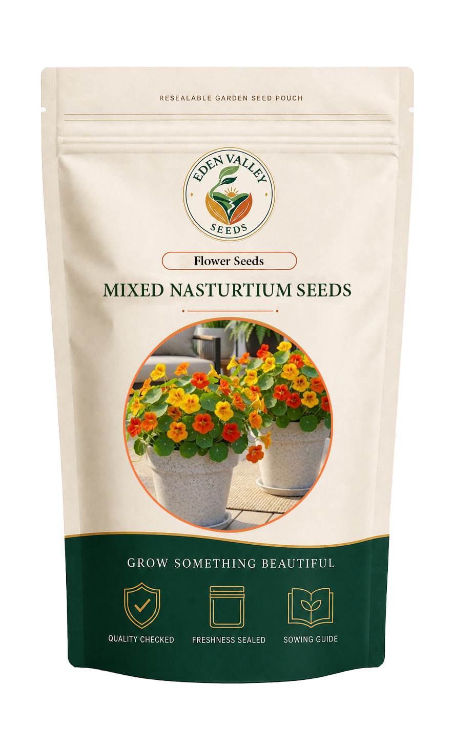 Mixed Nasturtium Flower Seeds for home gardens
