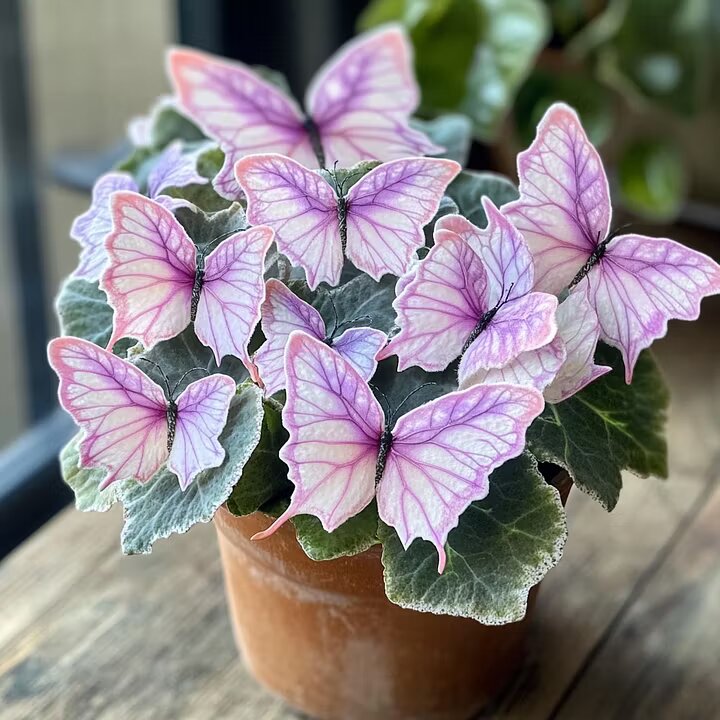 Moonlight Butterfly Begonia flower seeds and ornamental begonia plants with decorative foliage and colorful blooms for containers and sheltered gardens.