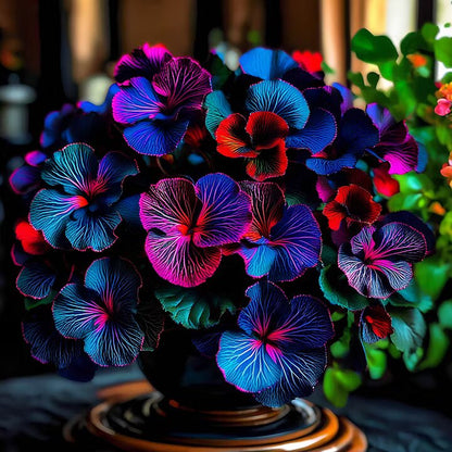 Moonlight Butterfly Begonia ornamental plant with decorative foliage and delicate blooms, suitable for indoor displays and sheltered garden spaces.
