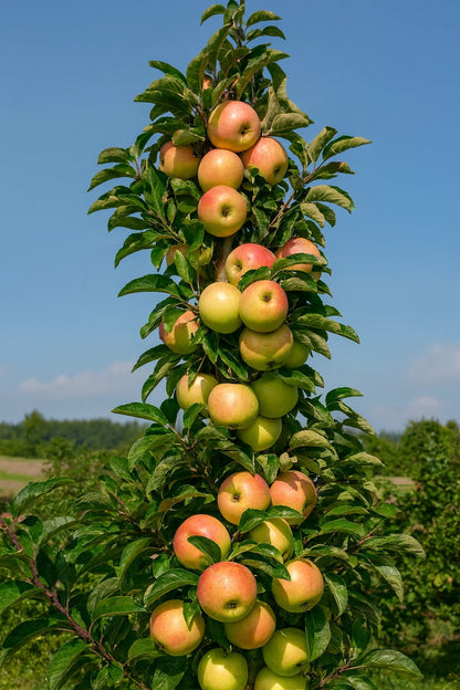 Pillar apple seeds for planting and growing an ornamental apple tree in a home garden.