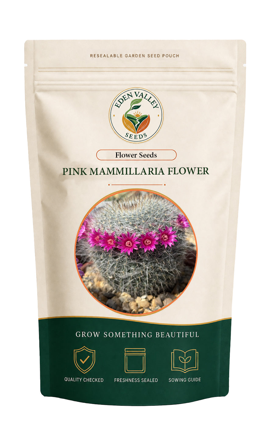 Pink Mammillaria Flower Seeds for home gardens