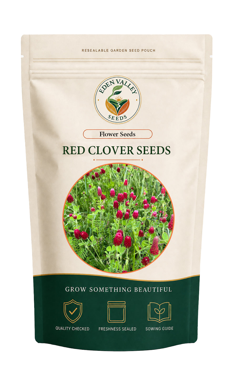 Red Clover Seeds Non-GMO for growing clover plants in garden spaces