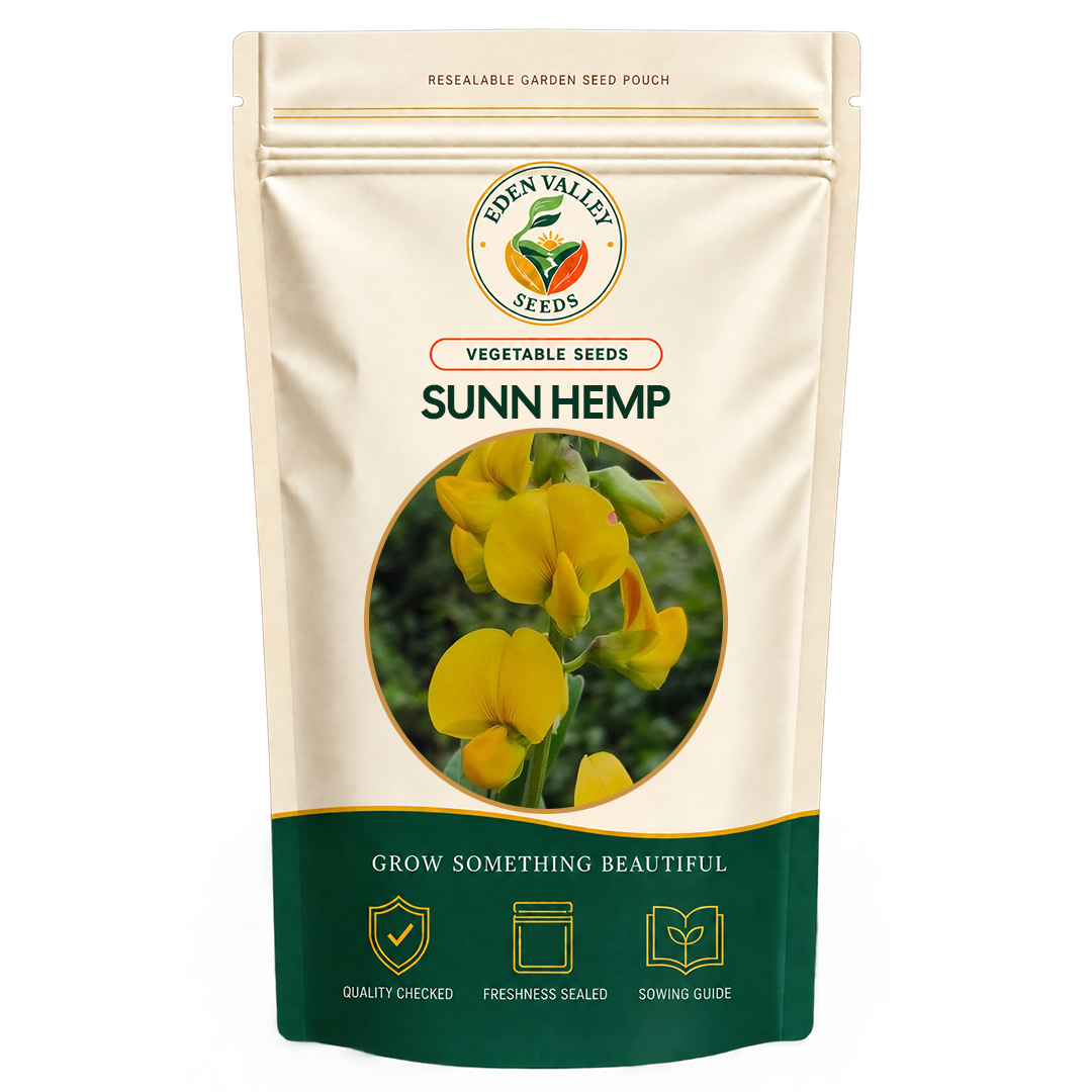 Sunn Hemp Seeds with vibrant green foliage for garden and field planting