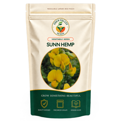 Sunn Hemp Seeds with vibrant green foliage for garden and field planting