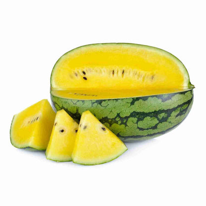 Yellow Watermelon Fruit Seeds for Planting – Heirloom Non-GMO Garden Seeds