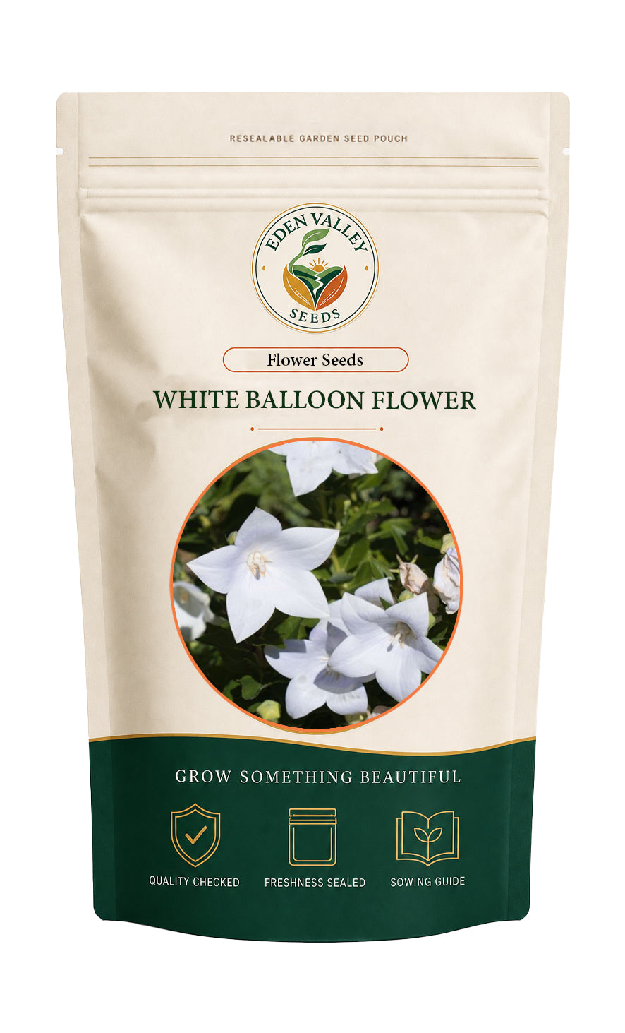 White Balloon flowering plant in a garden