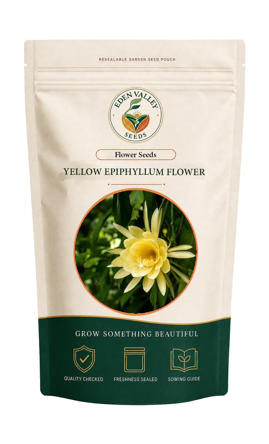 Yellow Epiphyllum Flower Seeds for home gardens