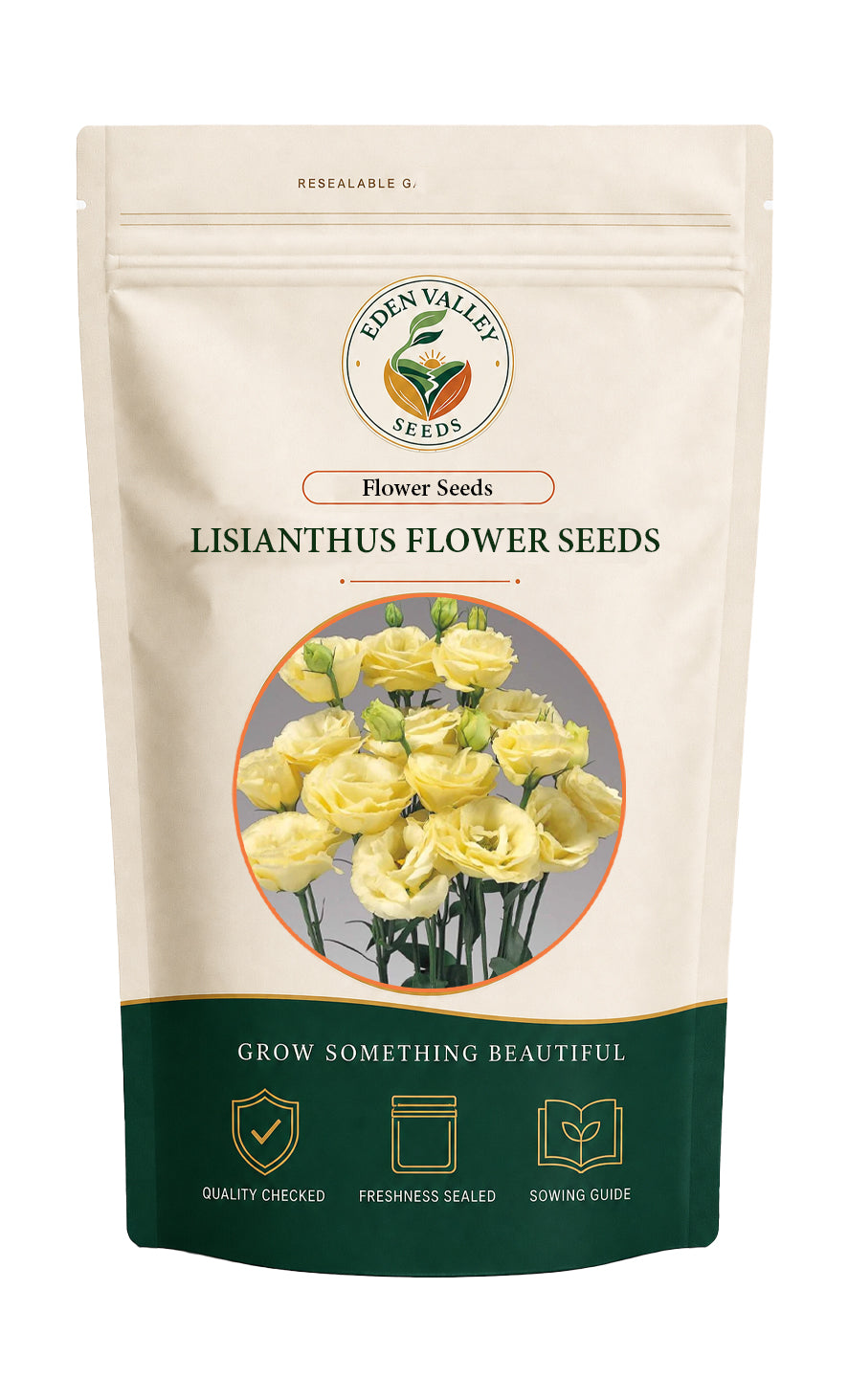 Yellow Lisianthus Eustoma Grandiflorum Flower Seeds for planting