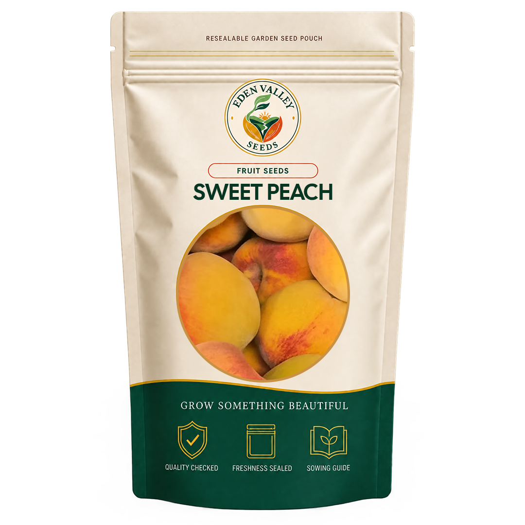 Sweet Yellow Peach seeds for home gardening
