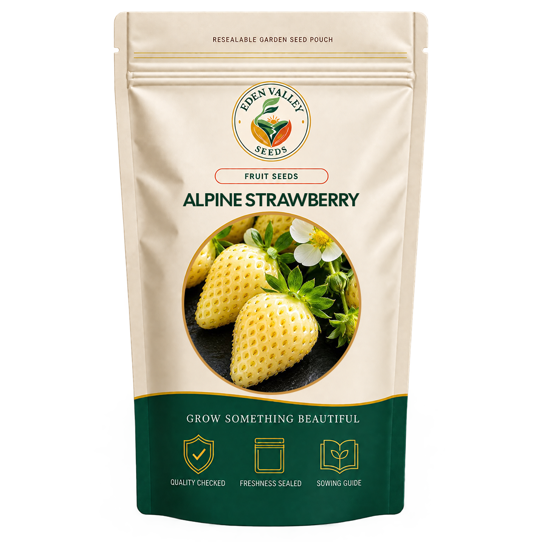 Yellow Wonder Alpine Strawberry Seeds for home gardens